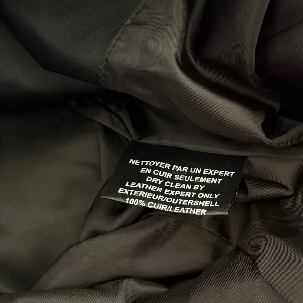 Bod & Christensen NWT Black Double Breasted Leather Blazer